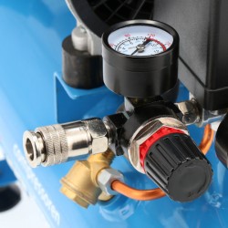 Mały kompresor bezolejowy dwutłokowy L 6-105 8 bar 0.6 KM/0.45 kW 48 l/min 6 l cichy