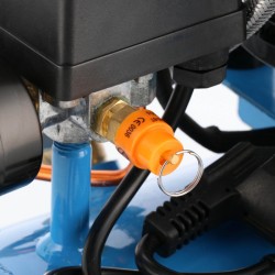 Mały kompresor bezolejowy dwutłokowy L 6-105 8 bar 0.6 KM/0.45 kW 48 l/min 6 l cichy