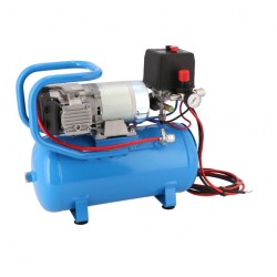 Kompresor samochodowy 12V DC 12-180/15 10 bar 0.75 KM/0.55 kW 144 l/min 15 l bezolejowy dwutłokowy