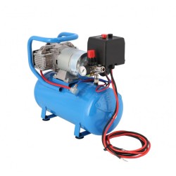 Kompresor samochodowy 12V DC 12-180/15 10 bar 0.75 KM/0.55 kW 144 l/min 15 l bezolejowy dwutłokowy