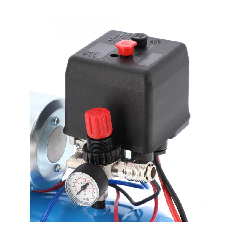 Kompresor samochodowy 12V DC 12-180/15 10 bar 0.75 KM/0.55 kW 144 l/min 15 l bezolejowy dwutłokowy