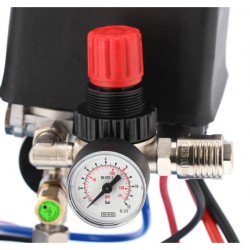 Kompresor samochodowy 12V DC 12-180/15 10 bar 0.75 KM/0.55 kW 144 l/min 15 l bezolejowy dwutłokowy