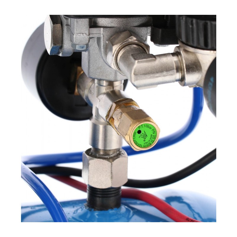 Kompresor samochodowy 12V DC 12-180/15 10 bar 0.75 KM/0.55 kW 144 l/min 15 l bezolejowy dwutłokowy