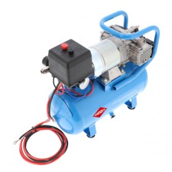 Kompresor samochodowy 12V DC 12-180/15 10 bar 0.75 KM/0.55 kW 144 l/min 15 l bezolejowy dwutłokowy