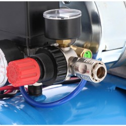 Cichy kompresor bezolejowy dwutłokowy DC 24-225/15 10 bar 0.75 KM/0.55 kW 24V 180 l/min 15 l