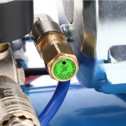 Cichy kompresor bezolejowy dwutłokowy DC 24-225/15 10 bar 0.75 KM/0.55 kW 24V 180 l/min 15 l