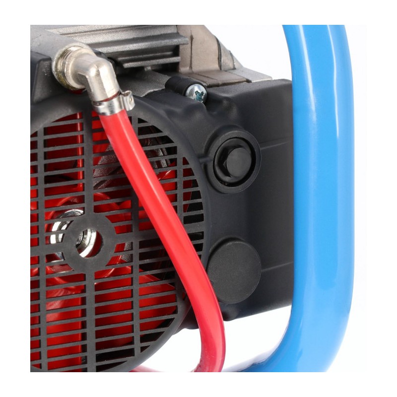 Cichy kompresor bezolejowy dwutłokowy DC 24-225/15 10 bar 0.75 KM/0.55 kW 24V 180 l/min 15 l