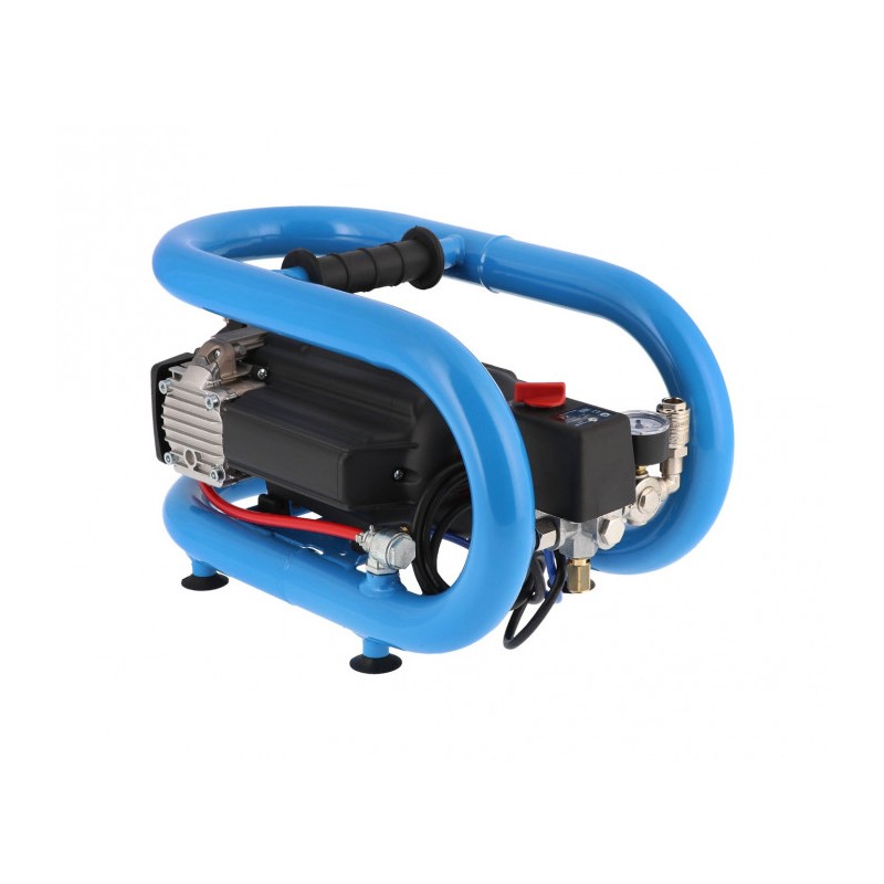 Mały kompresor bezolejowy dwutłokowy LMO 3-210 10 bar 0.7 KM/0.5 kW 125 l/min 3 l cichy