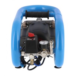 Mały kompresor bezolejowy dwutłokowy LMO 3-210 10 bar 0.7 KM/0.5 kW 125 l/min 3 l cichy