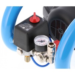 Mały kompresor bezolejowy dwutłokowy LMO 3-210 10 bar 0.7 KM/0.5 kW 125 l/min 3 l cichy