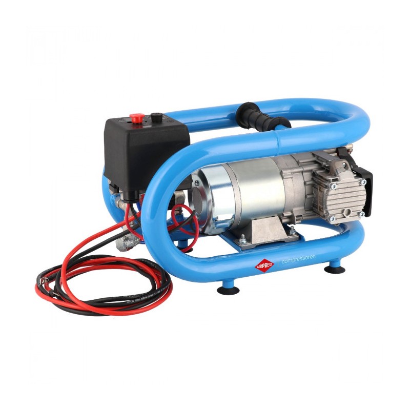 Mały kompresor samochodowy 12V LMO 3-190 8 bar 0.7 KM/0.5 kW 152 l/min 3 l bezolejowy dwutłokowy