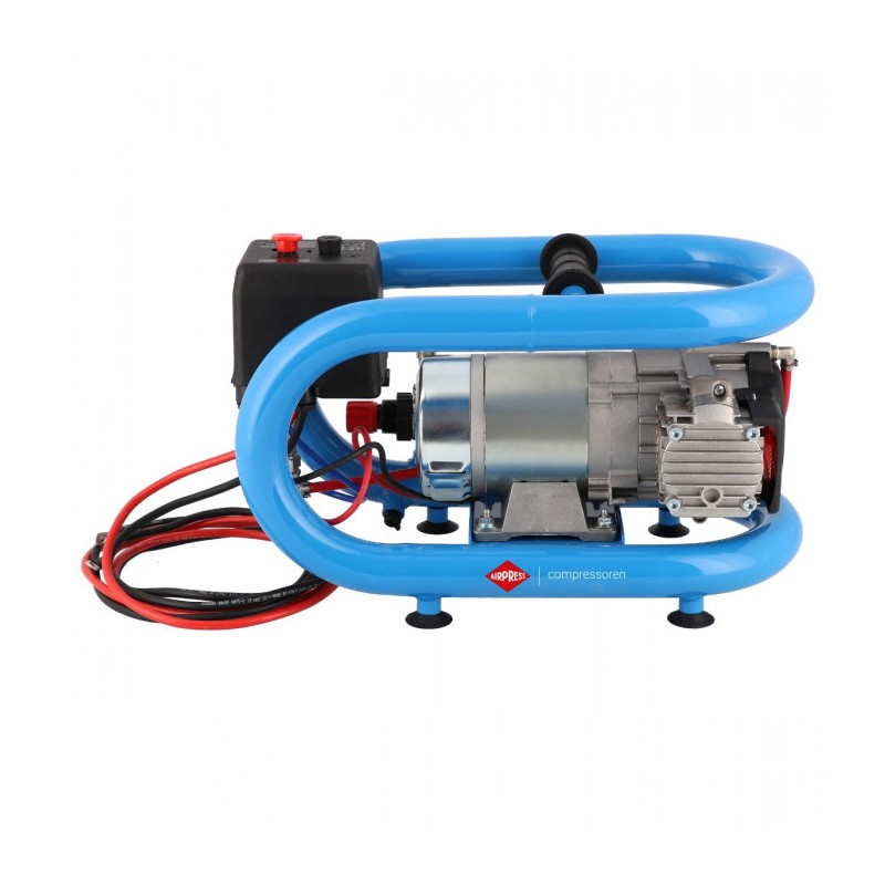 Mały kompresor samochodowy 12V LMO 3-190 8 bar 0.7 KM/0.5 kW 152 l/min 3 l bezolejowy dwutłokowy