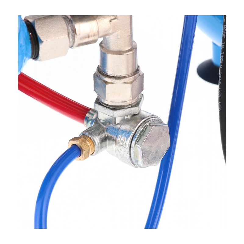 Mały kompresor samochodowy 12V LMO 3-190 8 bar 0.7 KM/0.5 kW 152 l/min 3 l bezolejowy dwutłokowy