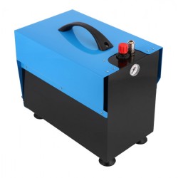 Mały kompresor bezolejowy dwutłokowy L 5-210 10 bar 0.75 KM/0.55 kW 168 l/min 5 l cichy