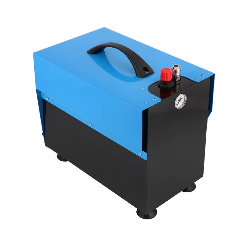 Mały kompresor bezolejowy dwutłokowy L 5-210 10 bar 0.75 KM/0.55 kW 168 l/min 5 l cichy