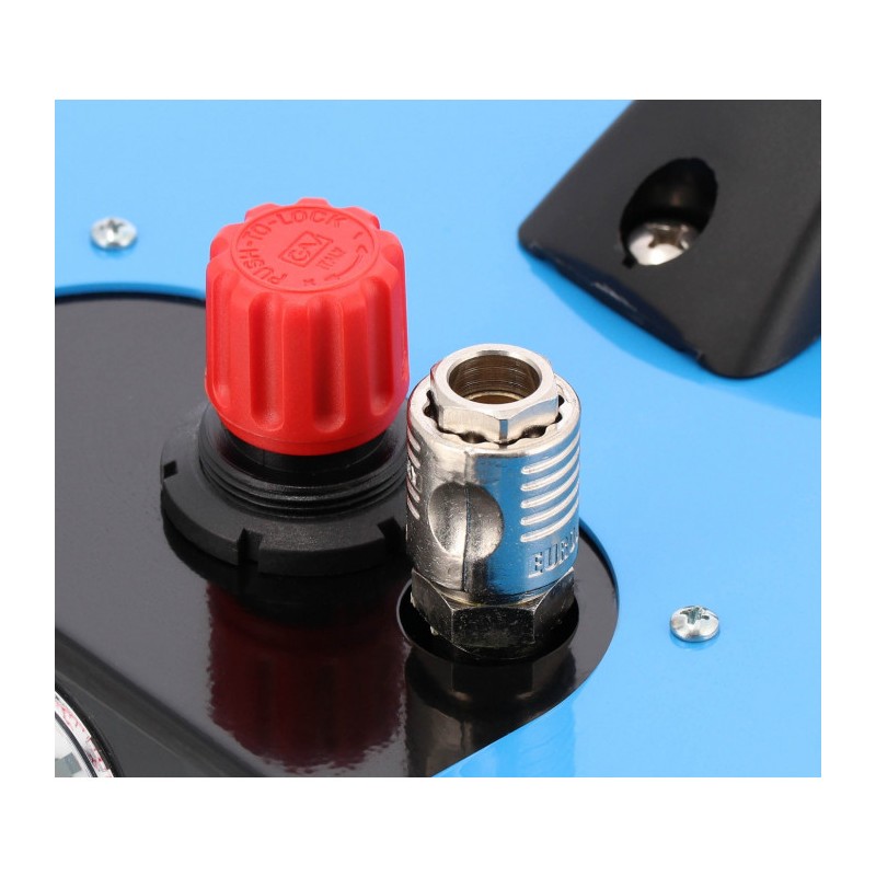 Mały kompresor bezolejowy dwutłokowy L 5-210 10 bar 0.75 KM/0.55 kW 168 l/min 5 l cichy