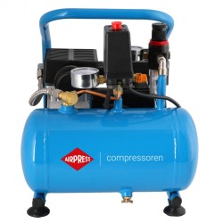 Mały kompresor bezolejowy dwutłokowy L 6-95 8 bar 0.71 KM/0.52 kW 48 l/min 5 l cichy