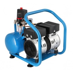 Mały kompresor bezolejowy dwutłokowy L 6-95 8 bar 0.71 KM/0.52 kW 48 l/min 5 l cichy