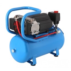 Cichy kompresor bezolejowy dwutłokowy LMO 15-210 10 bar 0.75 KM/0.55 kW 125 l/min 15 l