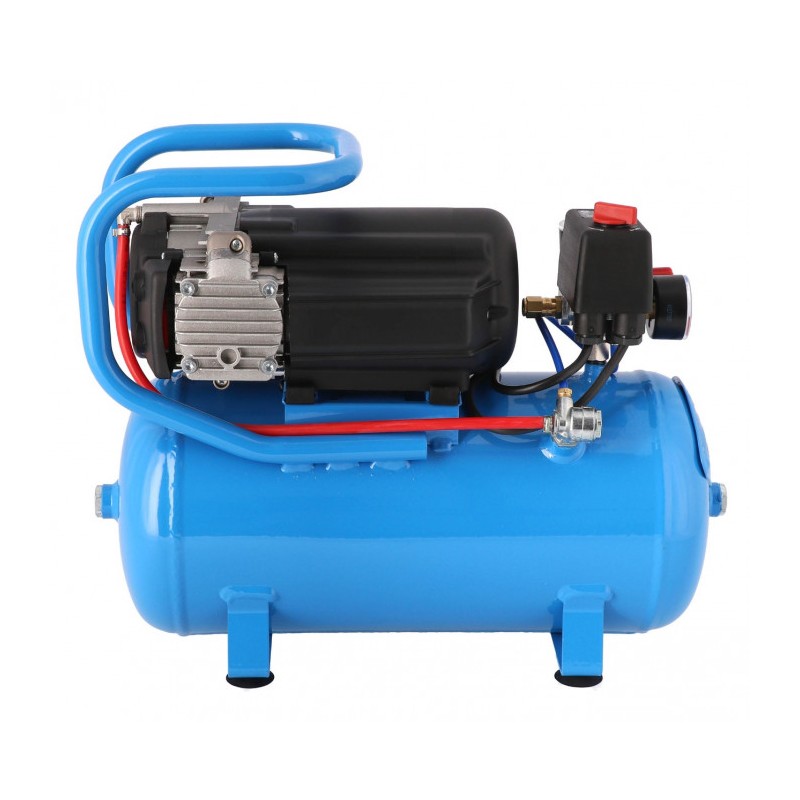 Cichy kompresor bezolejowy dwutłokowy LMO 15-210 10 bar 0.75 KM/0.55 kW 125 l/min 15 l