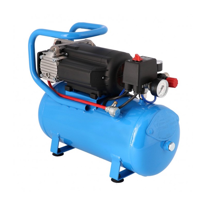 Cichy kompresor bezolejowy dwutłokowy LMO 15-210 10 bar 0.75 KM/0.55 kW 125 l/min 15 l