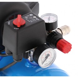 Cichy kompresor bezolejowy dwutłokowy LMO 15-210 10 bar 0.75 KM/0.55 kW 125 l/min 15 l