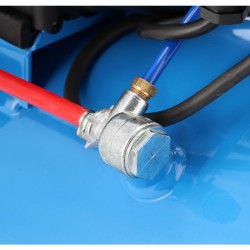 Cichy kompresor bezolejowy dwutłokowy LMO 15-210 10 bar 0.75 KM/0.55 kW 125 l/min 15 l