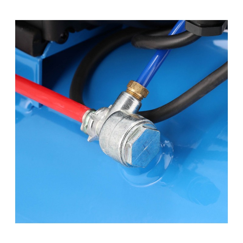 Cichy kompresor bezolejowy dwutłokowy LMO 15-210 10 bar 0.75 KM/0.55 kW 125 l/min 15 l