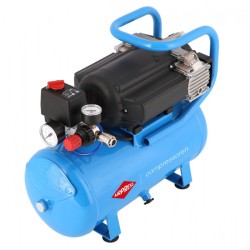 Cichy kompresor bezolejowy dwutłokowy LMO 15-210 10 bar 0.75 KM/0.55 kW 125 l/min 15 l