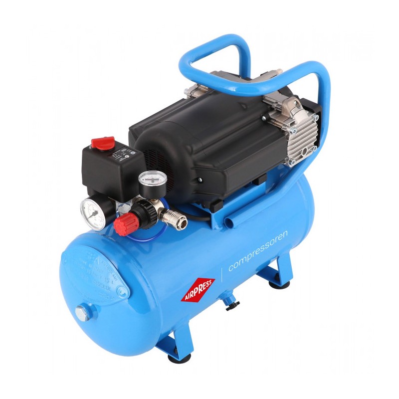 Cichy kompresor bezolejowy dwutłokowy LMO 15-210 10 bar 0.75 KM/0.55 kW 125 l/min 15 l