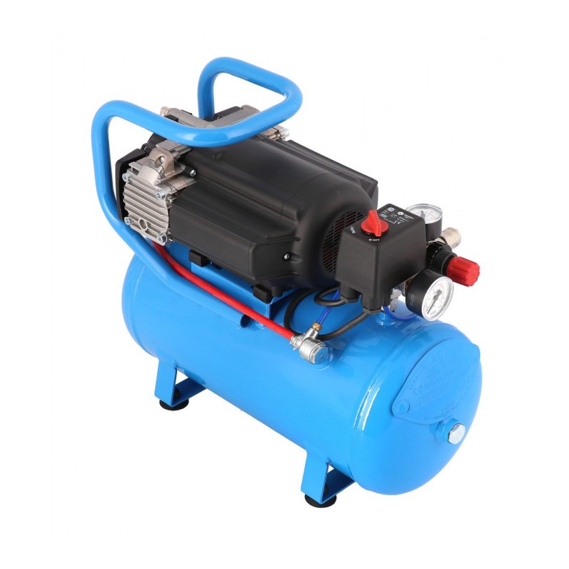 Cichy kompresor bezolejowy dwutłokowy LMO 15-210 10 bar 0.75 KM/0.55 kW 125 l/min 15 l