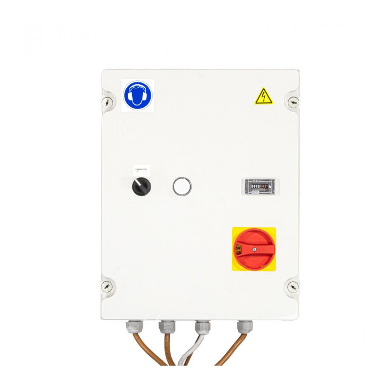 Kompresor dwutłokowy K 300-700S 14 bar 5.5 KM/4 kW 400V 450 l/min 300 l - połączenie gwiazda-trójkąt