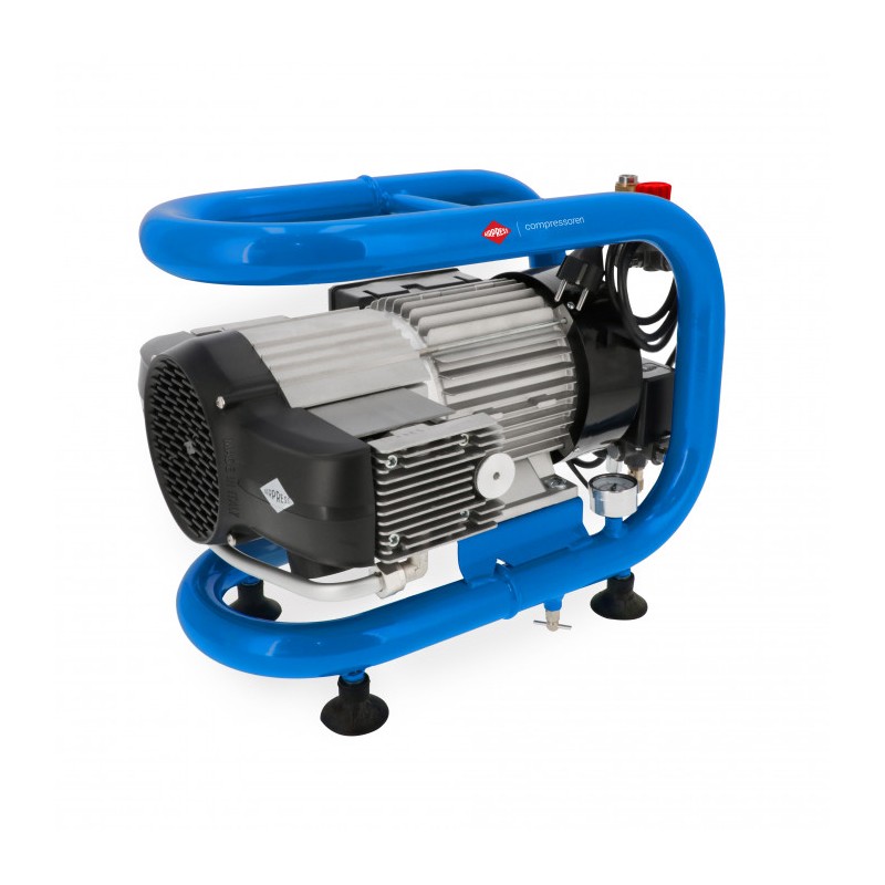 Mały kompresor bezolejowy dwutłokowy LMO 4-300 10 bar 2 KM/1.5 kW 230 l/min 4 l cichy