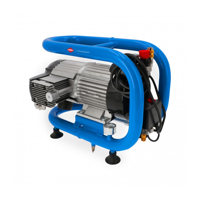 Mały kompresor bezolejowy dwutłokowy LMO 4-300 10 bar 2 KM/1.5 kW 230 l/min 4 l cichy