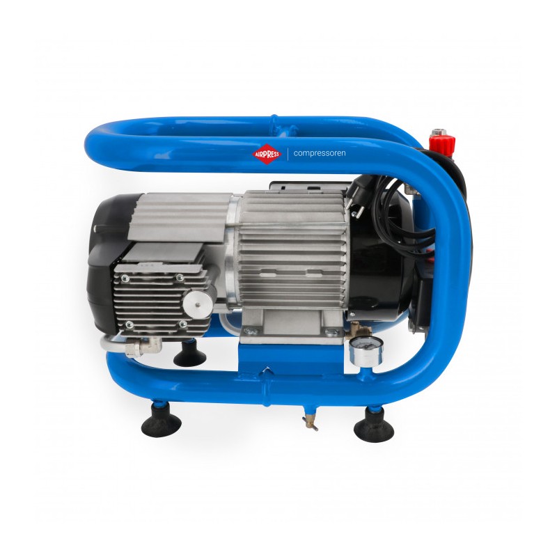 Mały kompresor bezolejowy dwutłokowy LMO 4-300 10 bar 2 KM/1.5 kW 230 l/min 4 l cichy