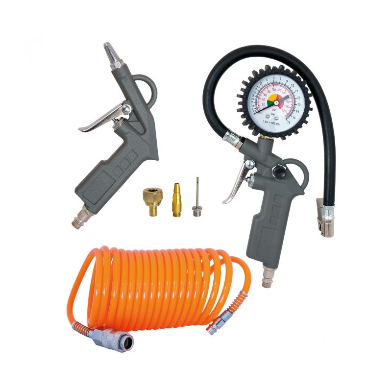 Kompresor dwutłokowy HL 425-50 + zestaw akcesoriów pneumatycznych