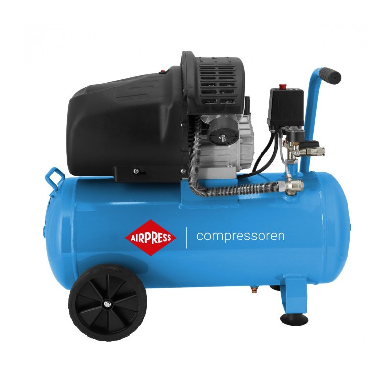 Kompresor dwutłokowy HL 425-50 + zestaw akcesoriów pneumatycznych