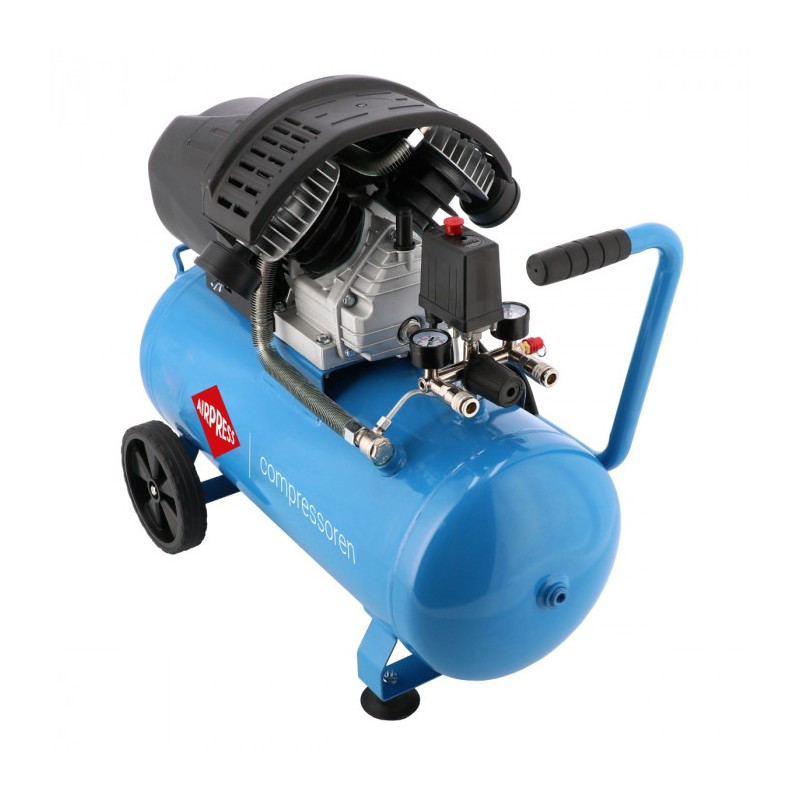 Kompresor dwutłokowy HL 425-50 + zestaw akcesoriów pneumatycznych