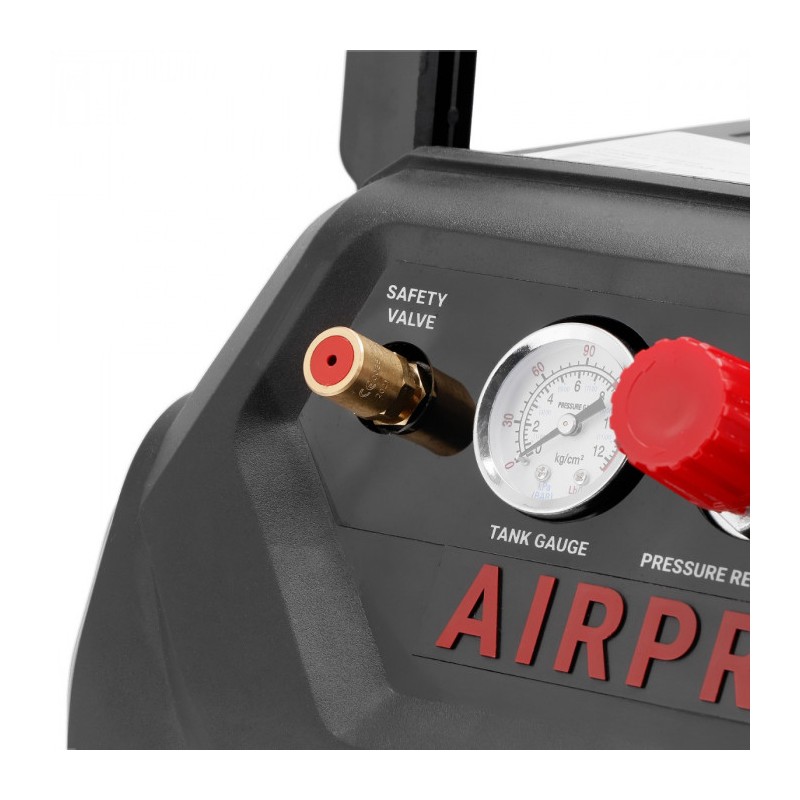 Mały kompresor bezolejowy H 215-6 8 bar 1.5 KM/1.1 kW 92 l/min 6 l BoomBox