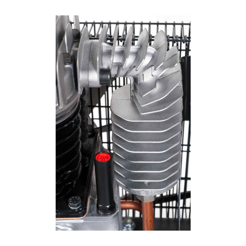 Kompresor dwutłokowy G 600-200 Pro 10 bar 4 KM/3 kW 400V 415 l/min 200 l galwanizowany