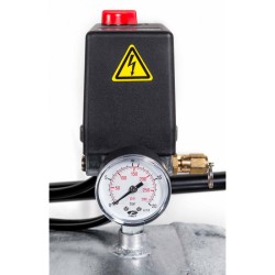 Kompresor dwutłokowy G 600-200 Pro 10 bar 4 KM/3 kW 400V 415 l/min 200 l galwanizowany