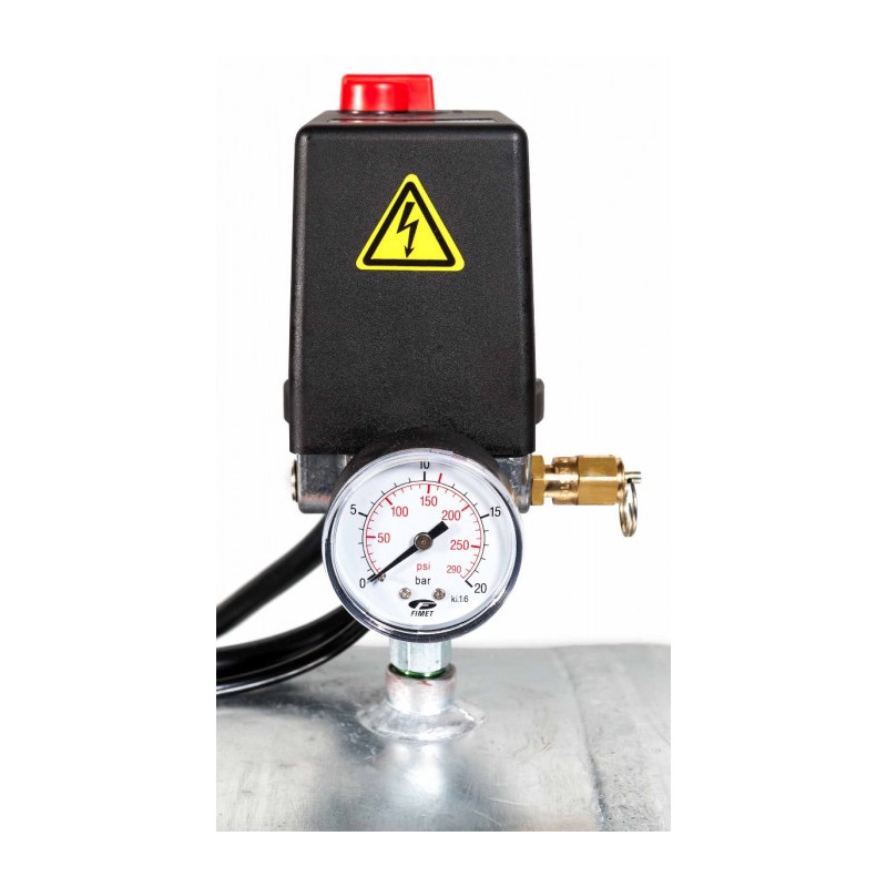 Kompresor dwutłokowy G 1000-500 Pro 11 bar 7.5 KM/5.5 kW 400V 665 l/min 500 l galwanizowany