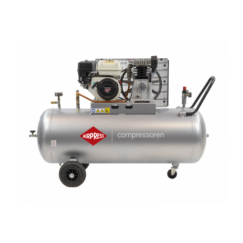 Kompresor spalinowy dwutłokowy BM 200-410 (Honda GP160) 10 bar 4.8 KM/ 3.6 kW 247 l/min 200 l