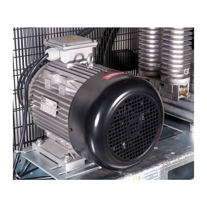 Kompresor dwutłokowy G 1500-500 Pro 11 bar 10 KM/7.5 kW 400V 747 l/min 500 l galwanizowany