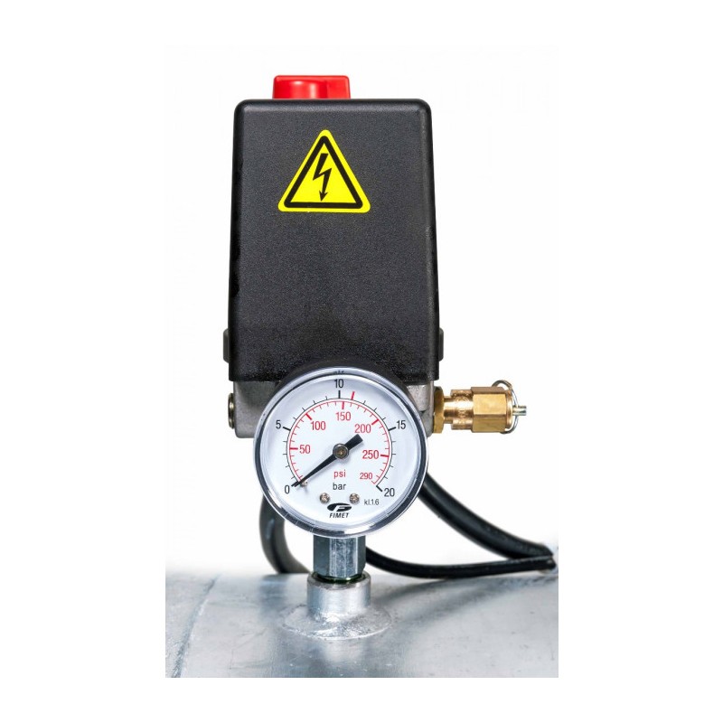 Kompresor dwutłokowy G 1500-500 Pro 11 bar 10 KM/7.5 kW 400V 747 l/min 500 l galwanizowany