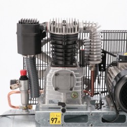 Kompresor dwutłokowy G 625-90 Pro 10 bar 4 KM/3 kW 400V 415 l/min 90 l galwanizowany