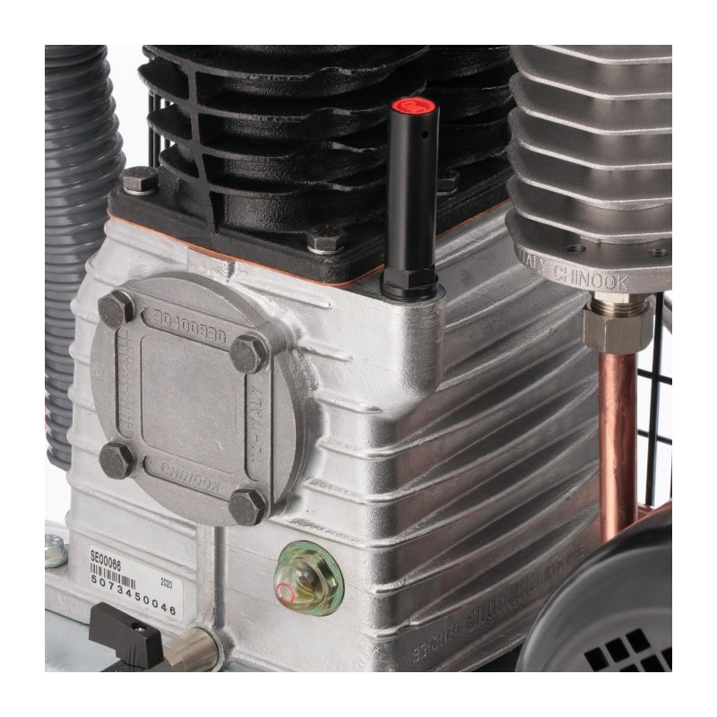 Kompresor dwutłokowy G 625-90 Pro 10 bar 4 KM/3 kW 400V 415 l/min 90 l galwanizowany