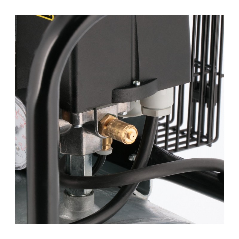 Kompresor dwutłokowy G 625-90 Pro 10 bar 4 KM/3 kW 400V 415 l/min 90 l galwanizowany