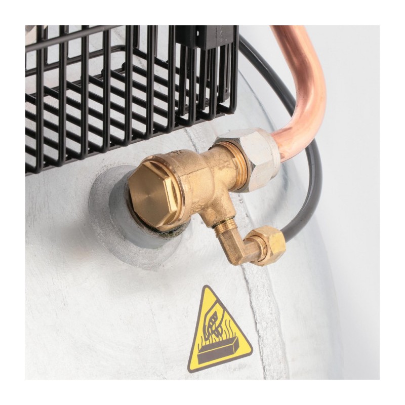 Kompresor dwutłokowy G 625-90 Pro 10 bar 4 KM/3 kW 400V 415 l/min 90 l galwanizowany