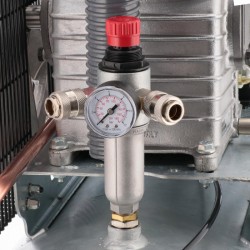 Kompresor dwutłokowy G 625-90 Pro 10 bar 4 KM/3 kW 400V 415 l/min 90 l galwanizowany